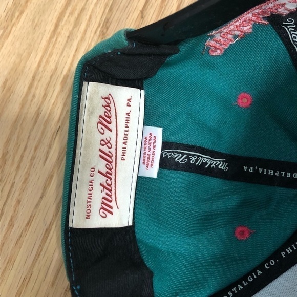 San Antonio Spurs Mitchell & Ness Hat Adjustable Fiesta Hardwood Classics - Picture 8 of 8